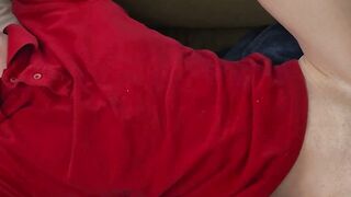Stepbros sperma bomb blows trans Asher Richards away in unconditional creampie submission