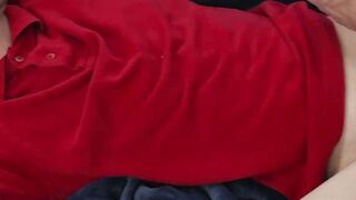 Stepbros sperma bomb blows trans Asher Richards away in unconditional creampie submission