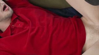 Stepbros sperma bomb blows trans Asher Richards away in unconditional creampie submission