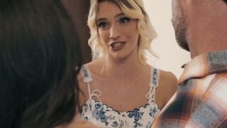UNBELIEVABLE THREESOME DEBAUCHERY! Blonde Kenna James Gets DOUBLE PENETRATED By a Horny Couple!
