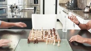 Big Fake Boobs Blonde Porn Star Seduces Two Nerds