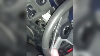 Steering Wheel Sensations Moisei Roberts Midnight Masturbation Mission!