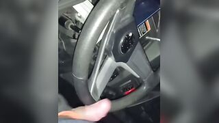 Steering Wheel Sensations Moisei Roberts Midnight Masturbation Mission!