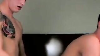UNLEASH THE BEAST Inked Sensation Devours Amateur Stud in Raw, Backroom Orgy