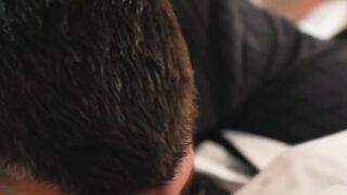 Mega hung MrDeepVoice raw destroys and ass licks Ruslan Angelos ass