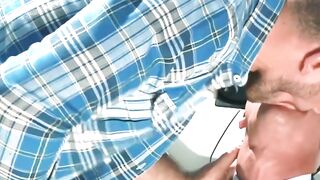 Dominant Dato Foland anal breeds submissive hunk Rex Cameron