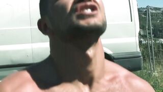 Dominant Dato Foland anal breeds submissive hunk Rex Cameron