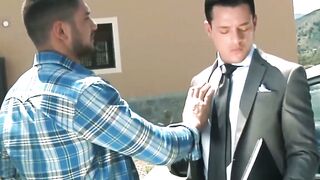 Dominant Dato Foland anal breeds submissive hunk Rex Cameron