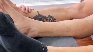 FEET Frenzy Chubby Dan Edwards Gets Royal Foot Jobs from BBC Studs Vinni  Tony Eagle