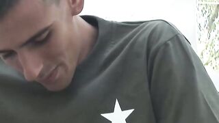 RAMMING THE RECRUIT Majors Knobs Rip Latino Cadets Ass Open on Jungle Deployment