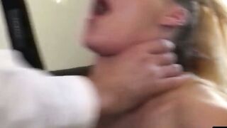 Insatiable Blonde Bombshell Rhiannon Ryder Takes on TWO Giant Cockeys in a JawDropping Threesome Frenzy!