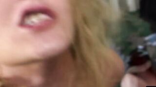 Insatiable Blonde Bombshell Rhiannon Ryder Takes on TWO Giant Cockeys in a JawDropping Threesome Frenzy!