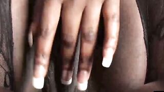 Triple Threat Temptation Luscious Ebony Siren Devours White Stallion on Plush Sofa