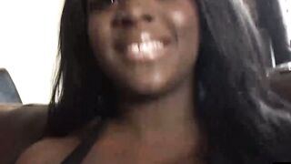Triple Threat Temptation Luscious Ebony Siren Devours White Stallion on Plush Sofa