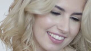 The blonde TS Emma Rose and charming lady Chanel Camryn delight in their banging sesh