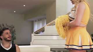 Cheerleader Seduction Spencer Scott Dersstyng Stepson Apollo Banks in Sultry Sex Toy Distraction