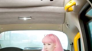 Evie Rees Steals the Show PinkHaired Siren Gets Filled to the Brim with Cum in Sizzling Backseat Adventure!