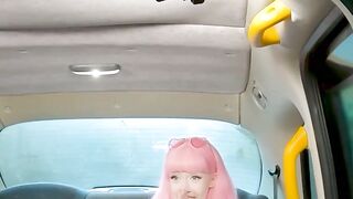 Evie Rees Steals the Show PinkHaired Siren Gets Filled to the Brim with Cum in Sizzling Backseat Adventure!