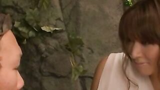 Beef bayonet rams salacious gf Karen Kisaragi's taco today
