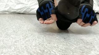 Ginger jock Dacotah Red hot masturbation after workout