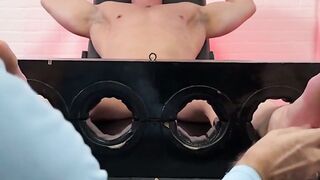TATTED HUNK ADAM LEE LOSES MIND UNDER DESTRUCTIVE ARMPIT TICKLING  Squirms So Hard, Youll Think Hell Die!