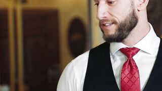 UNLEASHED BEAST MODE 2 SUITED MEN UNLEASH THEIR INNER WILD BEASTS ON THIS PROOUNED COCKSTARVED SUBMISSIVE