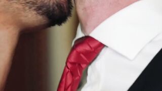 UNLEASHED BEAST MODE 2 SUITED MEN UNLEASH THEIR INNER WILD BEASTS ON THIS PROOUNED COCKSTARVED SUBMISSIVE