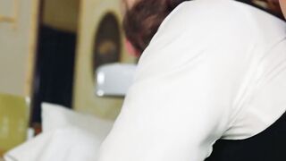 UNLEASHED BEAST MODE 2 SUITED MEN UNLEASH THEIR INNER WILD BEASTS ON THIS PROOUNED COCKSTARVED SUBMISSIVE