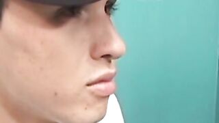 DROPPING BOMBS Latino Cutie OFFERS Himself to the DROP DEAD SWEET Guard for a ButtBlazin, AnalPoppin Good Time!