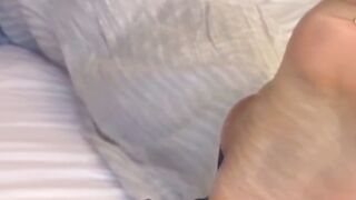 UNBELIEVABLE! Muscular Michael Crowe Pumps JUICY Load All Over His Feet!