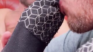 UNLEASHED BEAST getSavageBinding muscle stud Dan Edwards loses control to hunky jock Daniel Ss supreme FOOT DOMINATION!