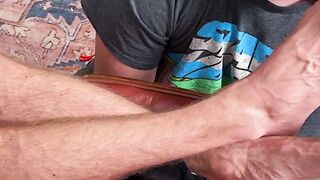 UNLEASHED BEAST getSavageBinding muscle stud Dan Edwards loses control to hunky jock Daniel Ss supreme FOOT DOMINATION!