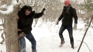 Blizzard of Desire JD Phoenix and Nick Capra Get DOWN in the Snow!