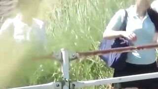 Washington babes experience fixing MADdebugged freedom while peeing outdoors