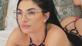 Latina Bombshell Seductively Rides her Favorite Dildo