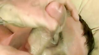 UNLEASH THE FURY Tattooed Twink Obliges Elderly Dom with Unbridled Cock Worship!