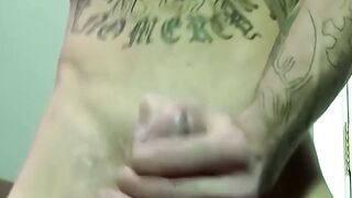 UNLEASH THE FURY Tattooed Twink Obliges Elderly Dom with Unbridled Cock Worship!