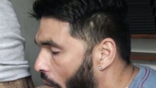 Bareback Blows and Raw Rodeo Straight Latino contrasts turn gay for cash and devour hard in threeway naked bucking!assistant