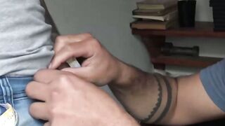 Bareback Blows and Raw Rodeo Straight Latino contrasts turn gay for cash and devour hard in threeway naked bucking!assistant
