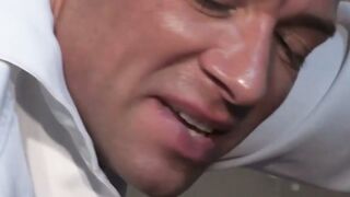 Menage à Trois on the High Seas Powerful Commander Claims Two Young Sailors