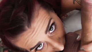 REDD Pearce the Stroke! Tattooed Takedown Witness xxxx receive Cum Rocket in Desireable Dresden throat