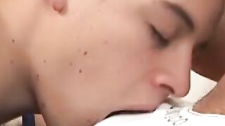 UNBELIEVABLE LATINO ANAL SLUT CUMS WHILE BEING FURIOUSLY ANAL RAMMED BY A GIANT COCK