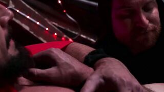 BRAD CONNORS UNLEASHES HIS SUPERHERO SATISFYERS ON BAXTER JAMES HELPLESS BEHIND