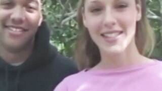 PARK BANG virgin Lauren Gets Destroyed by a Massive BBC in Public!