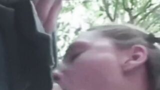 PARK BANG virgin Lauren Gets Destroyed by a Massive BBC in Public!