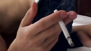 Smoker Jimmy Roman fucked the hungry asshole of hot JD Phoenix in a missionary missio