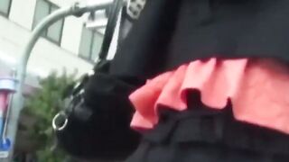 IRONY ALERT! Japanese Sweethearts in Naughty Distractions  Caught on Camera Without a Clue!