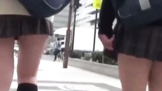IRONY ALERT! Japanese Sweethearts in Naughty Distractions  Caught on Camera Without a Clue!