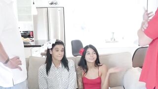 UNBELIEVABLE SQUIRT FEST Eden Sins Pussy gets MASTERCRAFTED by 2Monster Dicks