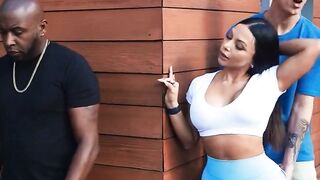 JUICY BLACK MILF TAKES ON WHITE MONSTROSITY  The SWEETEST Anal Fuck Youve Ever Seen!